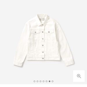 Everlane denim jacket in white